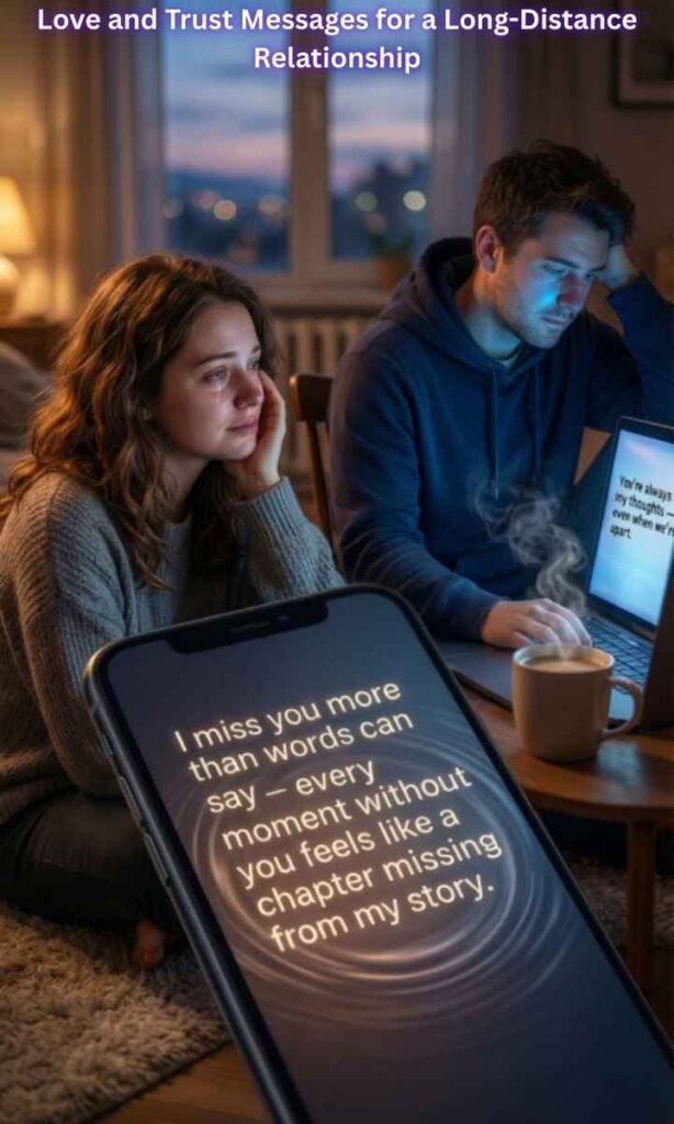 Love and Trust Messages for a Long-Distance Relationship