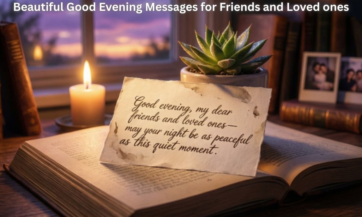 Beautiful Good Evening Messages for Friends and Loved ones