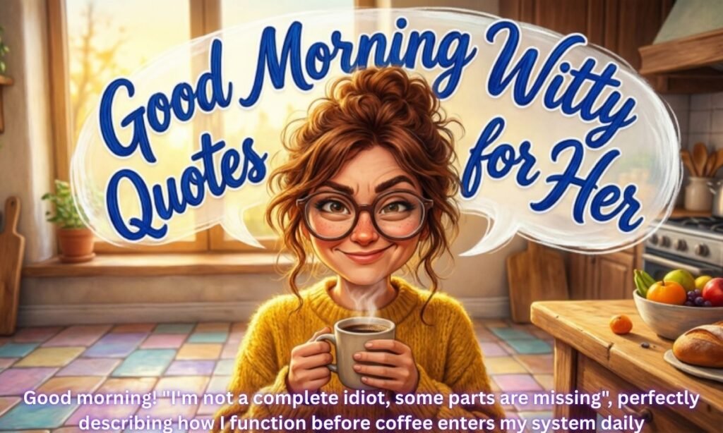 Good Morning Witty Quotes for Her
