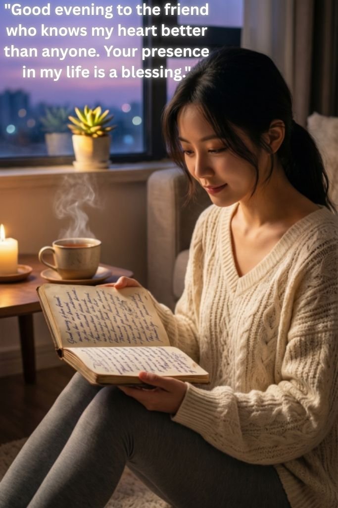 Heart-touching Good Evening Messages for Friend
