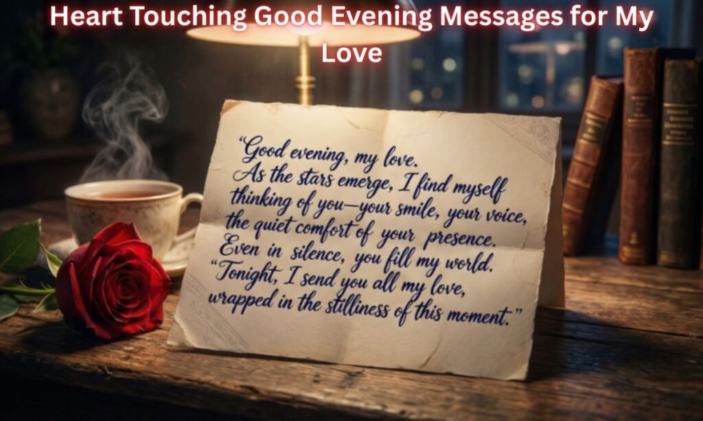 Heart Touching Good Evening Messages for My Love