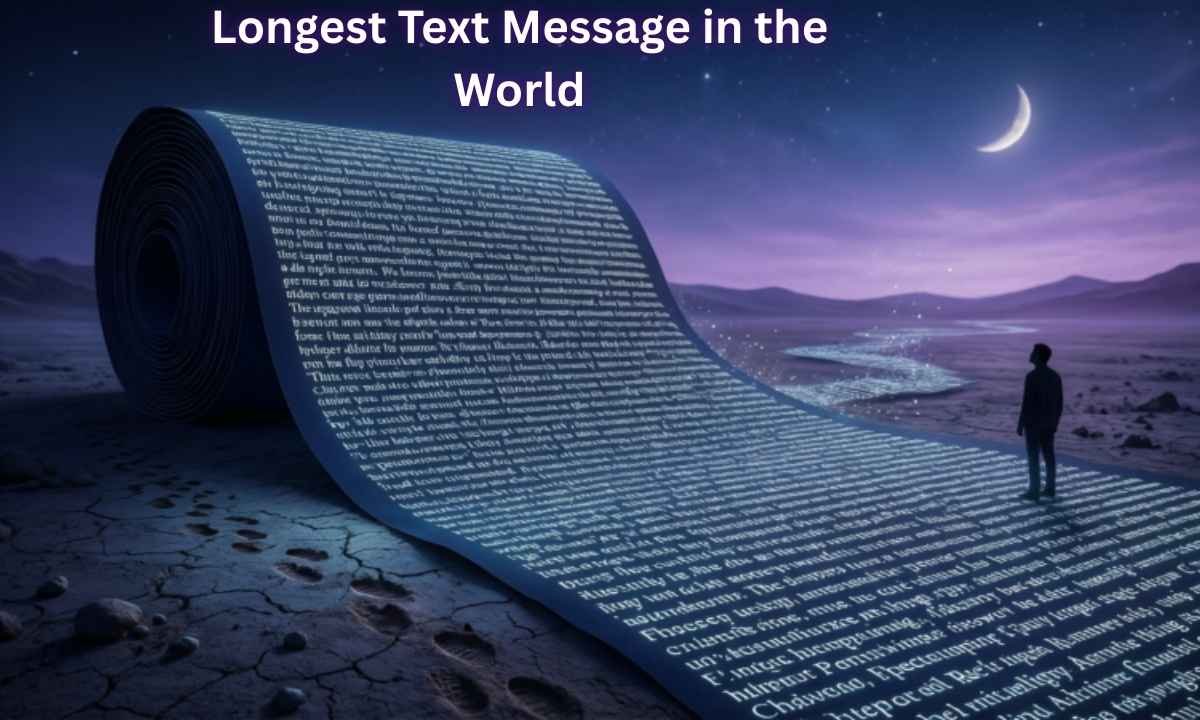 Longest Text Message in the World