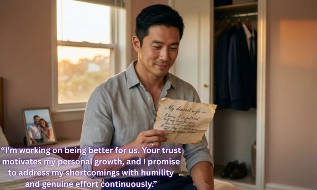 Love Message to Make My Wife Trust Me