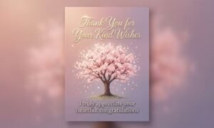 Replies to Congratulations Messages