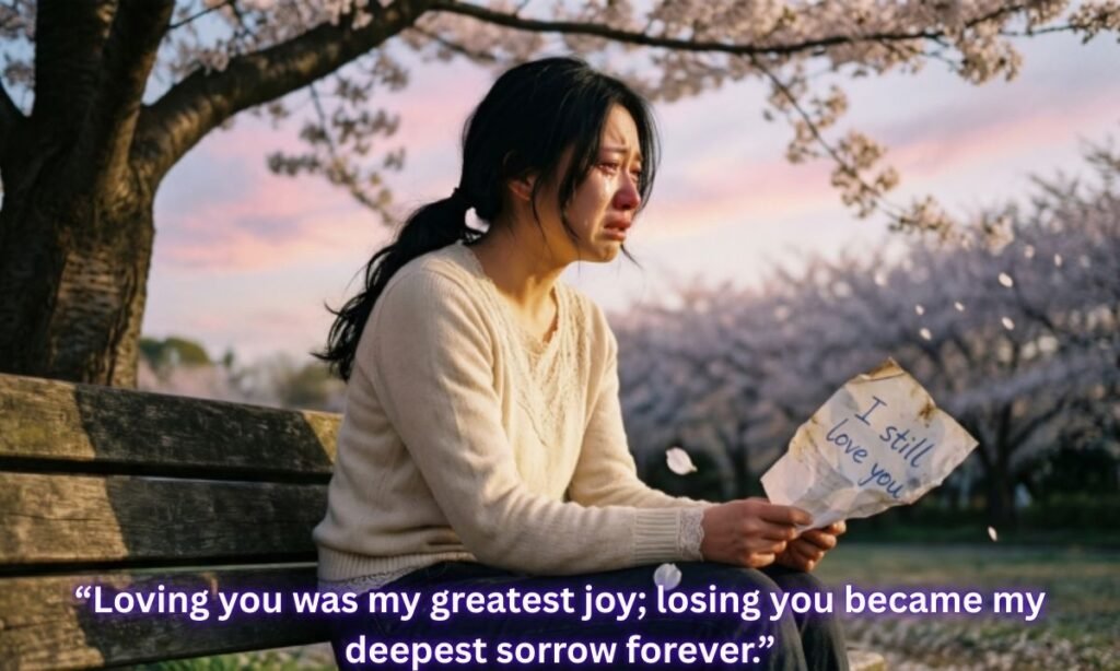 Sad Love Message To Make Her Cry