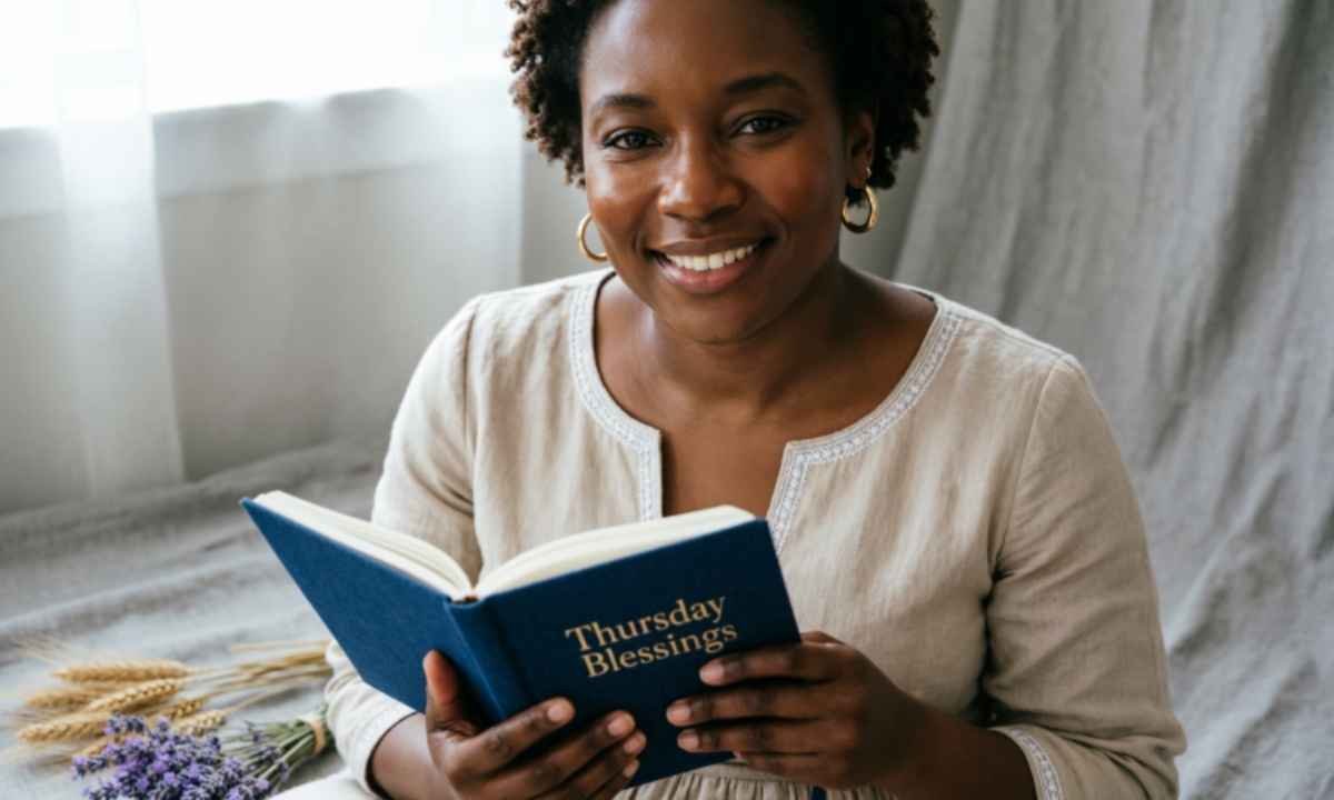 African American Thursday Blessings Image