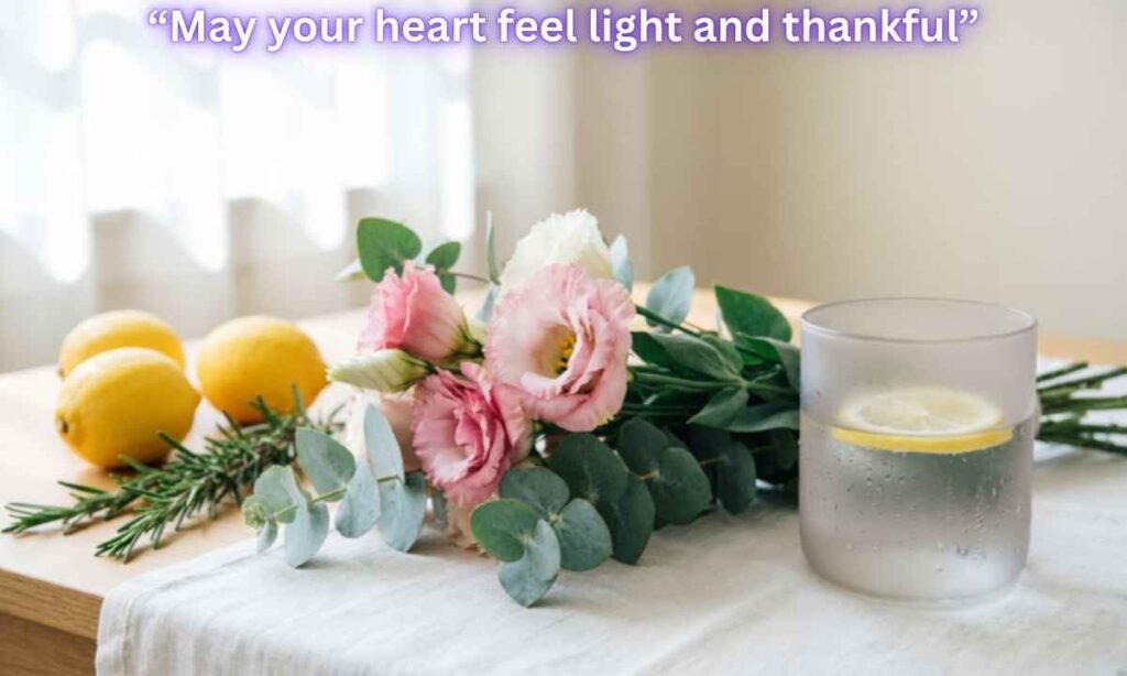 Happy friday blessings Image:
May your heart feel light and thankful.
